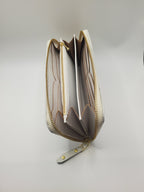 ラウンドファスナー長財布 ホワイト（R-0001）