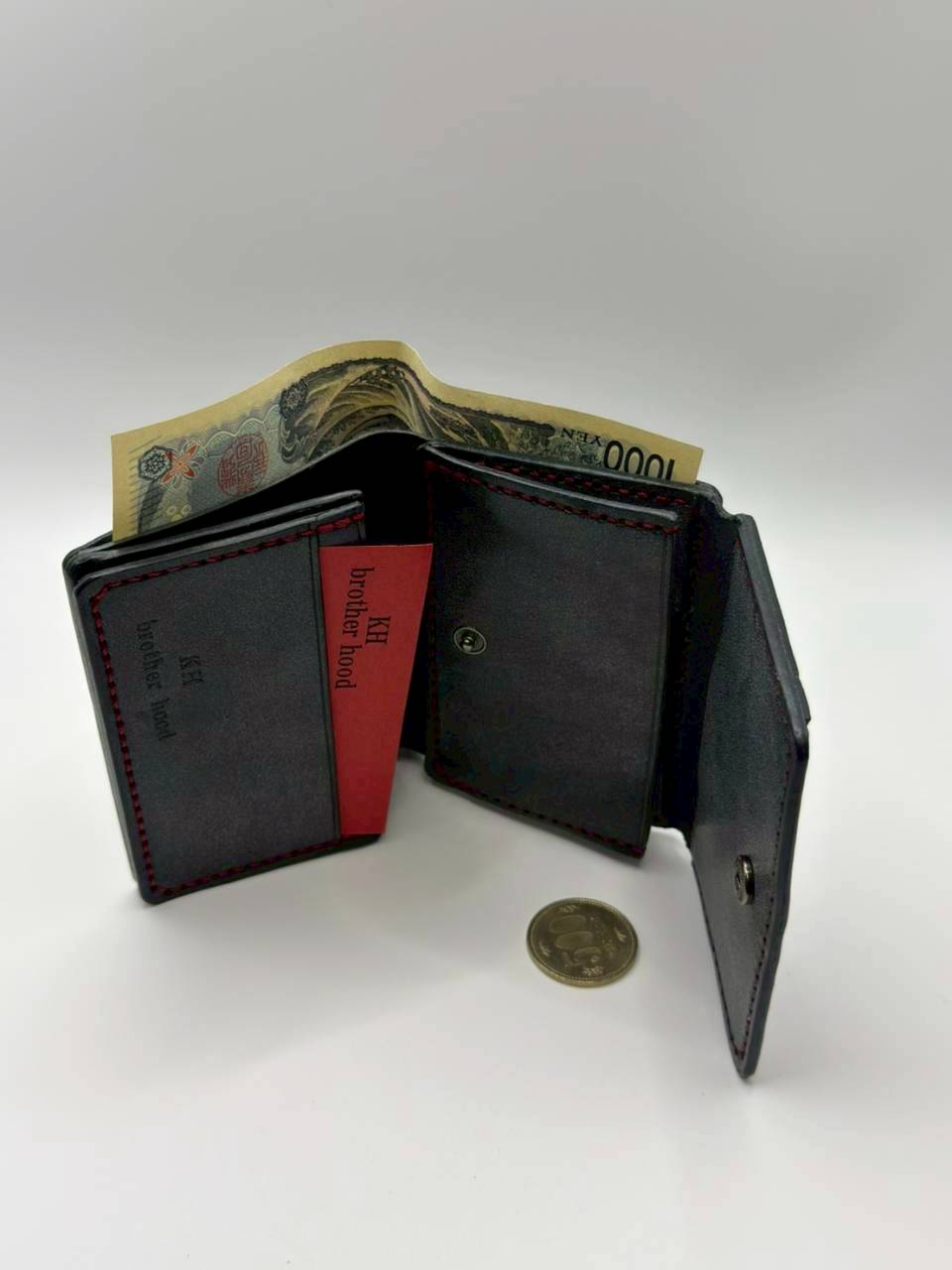 名刺・小銭入れ・札入れ（二つ折り）（H-0004）